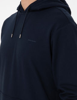Lacivert Regular Fit Kap__onlu __i Polarl_ Sweatshirt