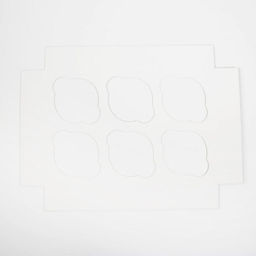 Цена за 5 шт. Коробка для капкейков «Новогодний подарок» 17×25×10 см