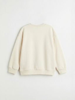 Kuromi Bask?l? K?z ?ocuk Kal?n Sweatshirt