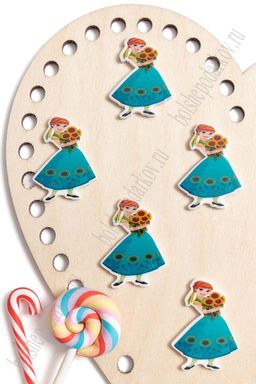 Кабошон-вырубка "Мультик" 2,7*3,5 см (10 шт) SF-5947, №3