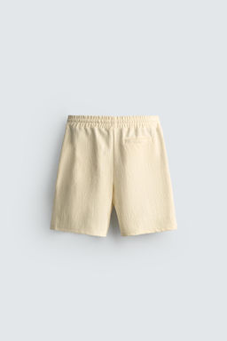 BERMUDA JOGGER ESTRUCTURA / Mantequilla - Zara фото 7