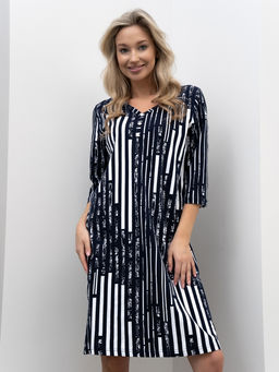 Туника хлопок 100%,синяя