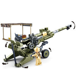 Конструктор Модельки Sluban «Гаубица», 258 деталей