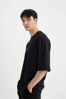 Свободная футболка с круглым вырезом и короткими рукавами Dragon Ball - Defacto фото 4