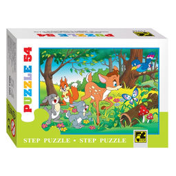 Цена за 20 шт. Пазл «Любимые герои сказок», 54 элемента, МИКС