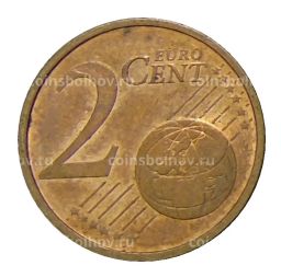 Монета 2 евроцента 2002 года D Германия