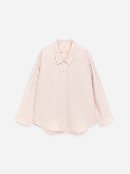 Camisa de sarga de seda