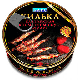 Барс Килька балт нераз в томСоусе Чили3 250г