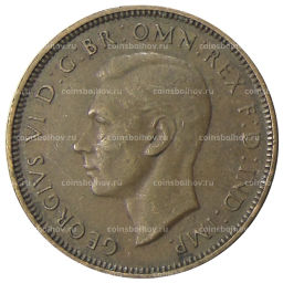 1/2 пенни 1938 года Австралия