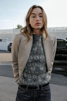 ABRIGO HOMBRERAS SOFT / Tostado - Zara фото 4