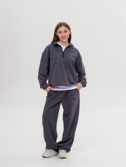 327 Костюм-трансформер с утяжками, графит - Knitka wear фото 3