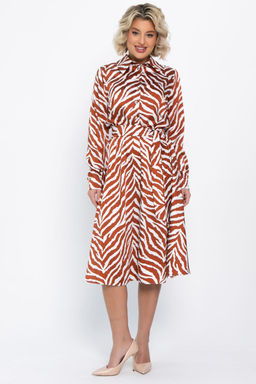 Платье Вайолет (оранжевое) П14775-45М