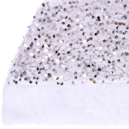 Цена за 2 шт. Колпак новогодний "Сияние", Серебро