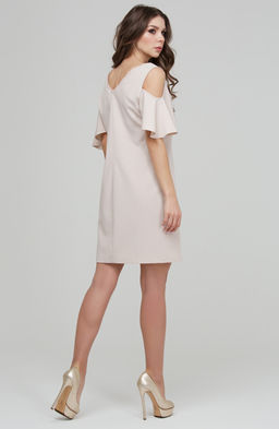 Коктейльное платье сливочный - Donna saggia фото 5