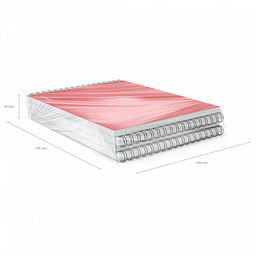 Цена за 4 шт. Блокнот с пластиковой обложкой на спирали ErichKrause Words, красный, A5, 80 листов, клетка фото 5