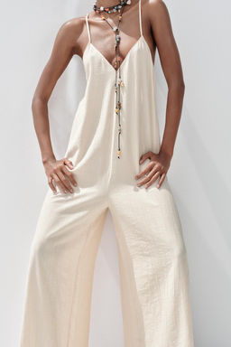 FLOWY TEXTURED JUMPSUIT - Zara фото 10