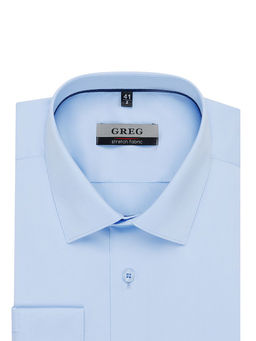 Сорочка мужская длинный рукав GREG 210/237/0197/Z/1p STRETCH_TW  фото 3