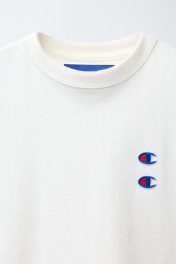 CHAMPION ® X ZARA PATCH T-SHIRT фото 3