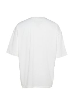 TRENDYOL MAN Oversize/Genis Kesim Renkli Minimal Nak?s Islemeli Cepli %100 Pamuk Tok T-shirt TMNSS23TS00100 - Trendyolmilla фото 8