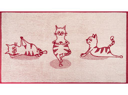 6с103.412ж1 Йога-кот(бордо) Полотенце махровое 50х90см