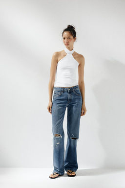 POLYAMIDE HALTER TOP - Zara фото 35
