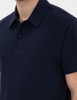 Lacivert Slim Fit Polo Yaka Ti__rt - Pierre cardin фото 7