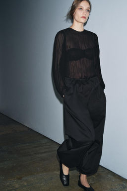 ZW COLLECTION BAGGY TROUSERS - Zara фото 5