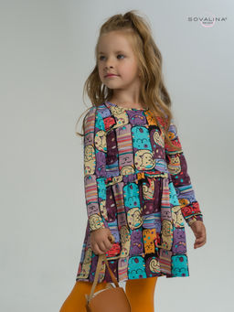 Платье Эля коты в горошек - Sovalina фото 36