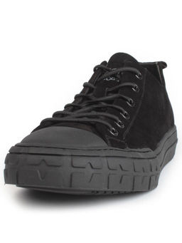 03-N72699-1 BLACK Полуботинки спортивные мужские (натуральная замша)