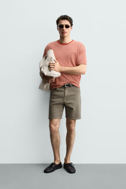 BERMUDA DENIM REGULAR FIT / Verdoso