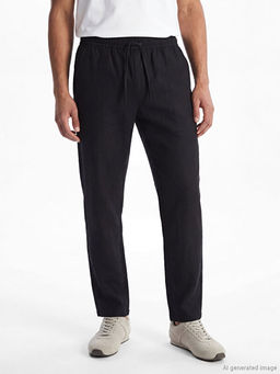 Брюки мужские regular fit леноподобные
