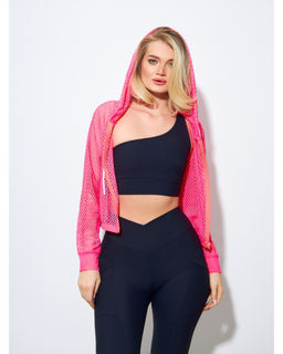 Топ на одно плечо в рубчик PREMIUM черный - Rowan фото 3