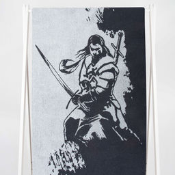 Полотенце махровое 6с102.411ж1 Мечник(антрацит) 67х150см