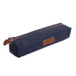 Пенал школьный на молнии Calligrata «Джинс», 1 отделение, текстиль, МИКС