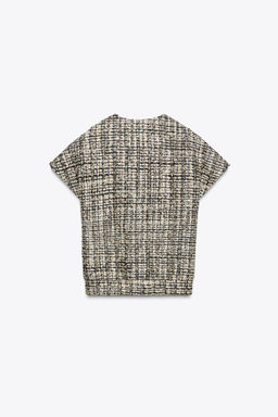 TEXTURED WAISTCOAT WITH BUTTONS ZW COLLECTION - Zara фото 6