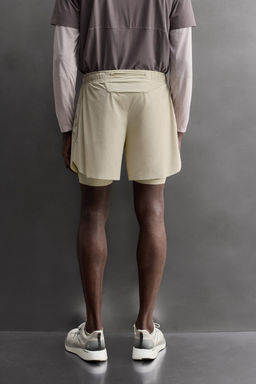 PANTALONES CORTOS RUNNING 2 EN 1 / Morado - Zara фото 3