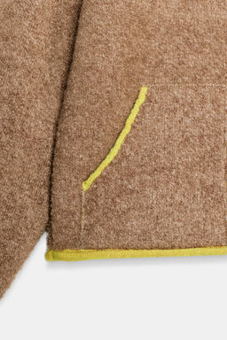 CONTRASTING TRIM CARDIGAN - Zara фото 9