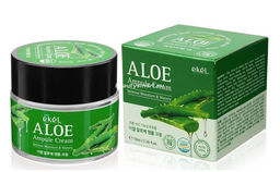Крем ампульный для лиц с алоэ - Aloe Ampule Cream Intense Moisture & Watery, 70 ml
