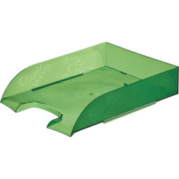 Лоток горизонтальный Комус Русская серия, зеленый, проз