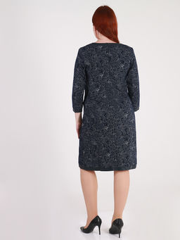 Платье-футляр с цветочным узором - Almond фото 5