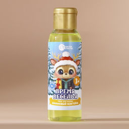 Пена для ванны детская «Время веселья», 100 мл, аромат бананового коктейля, Чистое счастье