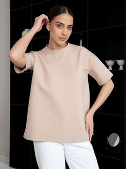 Футболка Оверсайз, цв. Бежевый