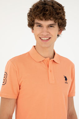 Футболка U.S. Polo Assn Salmon хлопок  фото 2