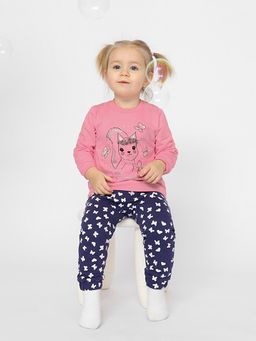 CRB wear/CSNG 90158-46-347 Комплект для девочки (джемпер, брюки),циклама/Ex.Cherubino