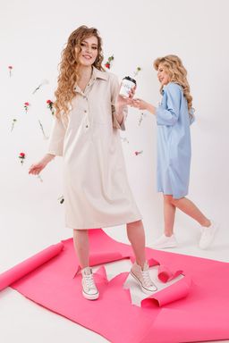 Платье NIKVA н311-2 ваниль