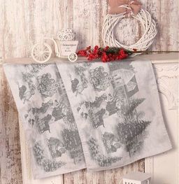 Полотенце жаккардовое Премиум Дети-сер. 50*70 см.