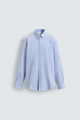 CAMISA REGULAR FIT ALGOD?N / rayas - Zara фото 6