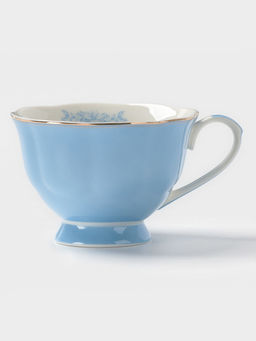 Чайная пара WY Royal blue, фарфор, 220 мл, голубая