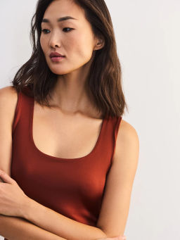 Базовый топ с широкими бретелями LUCKY0526-21 / Zarina