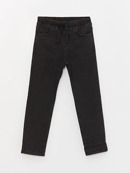 Beli Lastikli Regular Fit Polar Astarl? Erkek ?ocuk Jean Pantolon